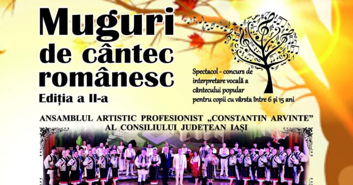 Spectacol folcloric la Casa de Cultură a Studenților din Iași Muguri