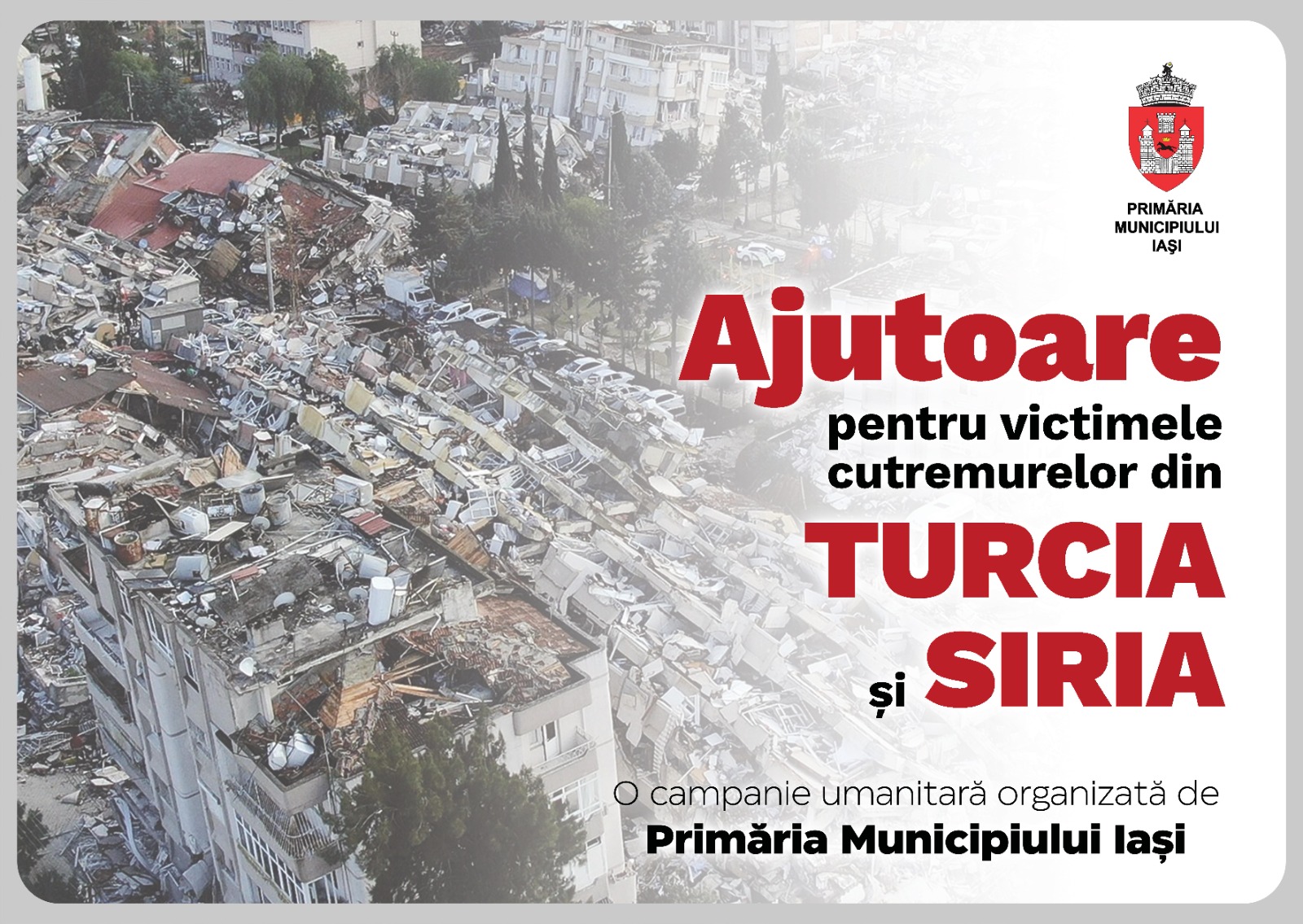 Ajutoare pentru victimele cutremurelor din Turcia și Siria Buna Ziua