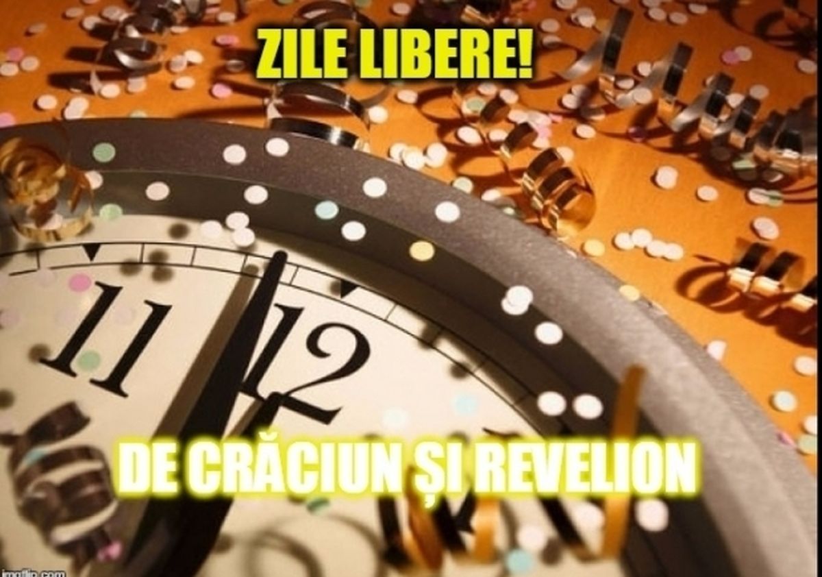 C Te Zile Libere Vor Avea Rom Nii De Cr Ciun I Revelion Buna Ziua Iasi Bzi Ro