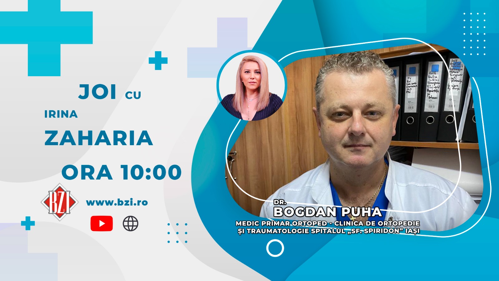 LIVE VIDEO - Dr. Bogdan Puha, Medic Primar Ortoped, Clinica De ...