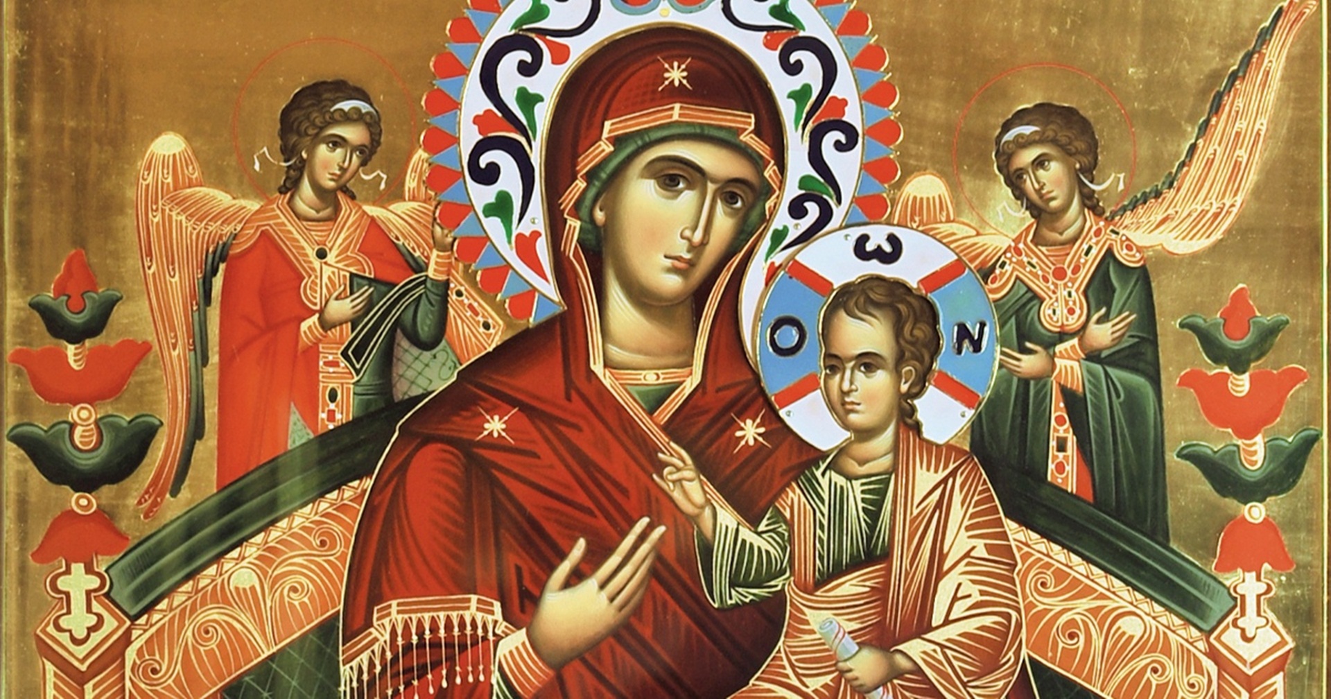 icoana maica domnului si iisus