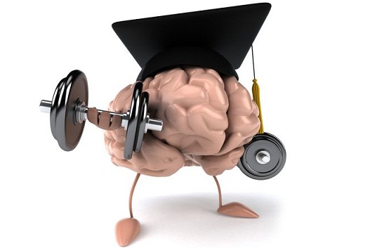 ilustratie creier care ridica greutati