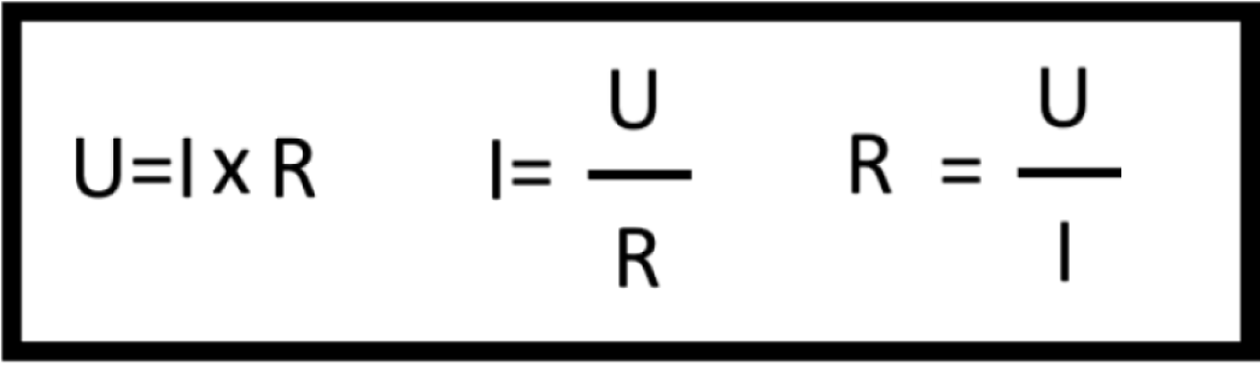 formulele ce reies din legea lui ohm