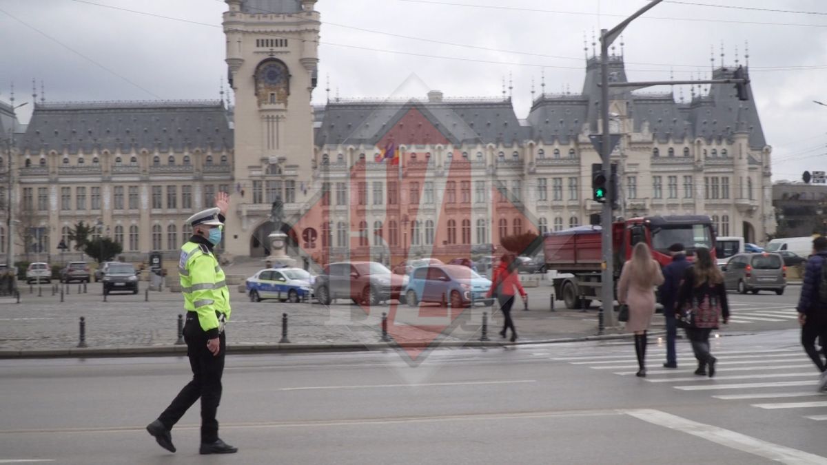 Un polițist de la Rutieră