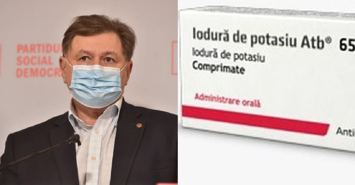 distribuţia pastilelor de iodură de potasiu anuntata de ministrul sanatatii Alexandru Rafila