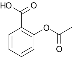 formula chimică a aspirinei